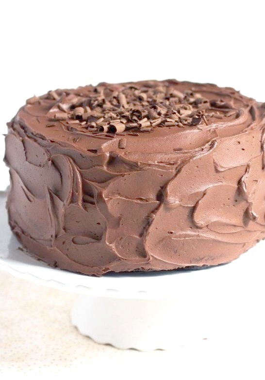 classic (one bowl) chocolate cake.