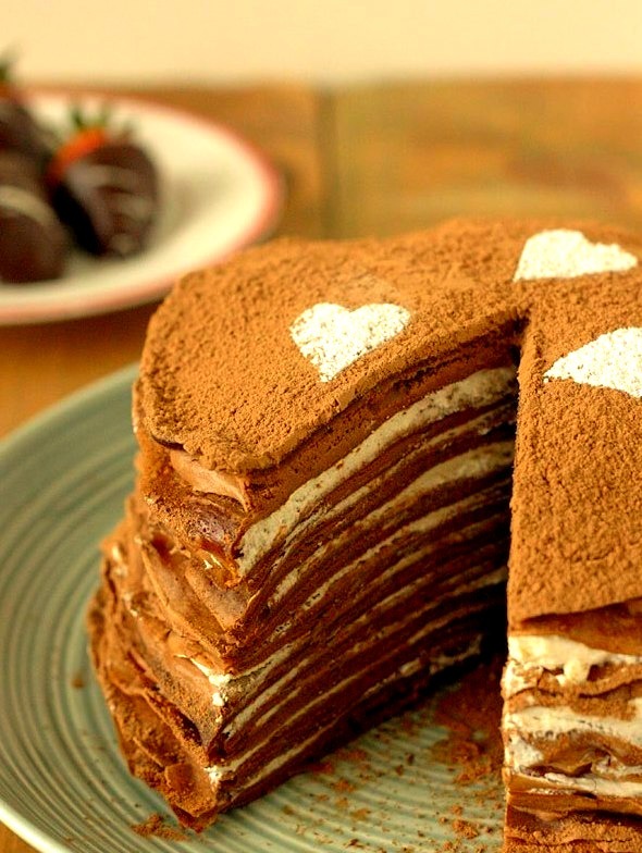Recipe: Chocolate Crepe Cake