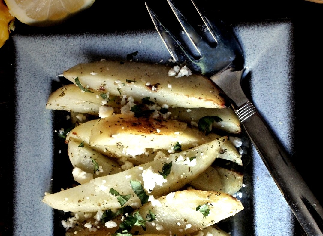 Greek Lemon Roasted Potatoes