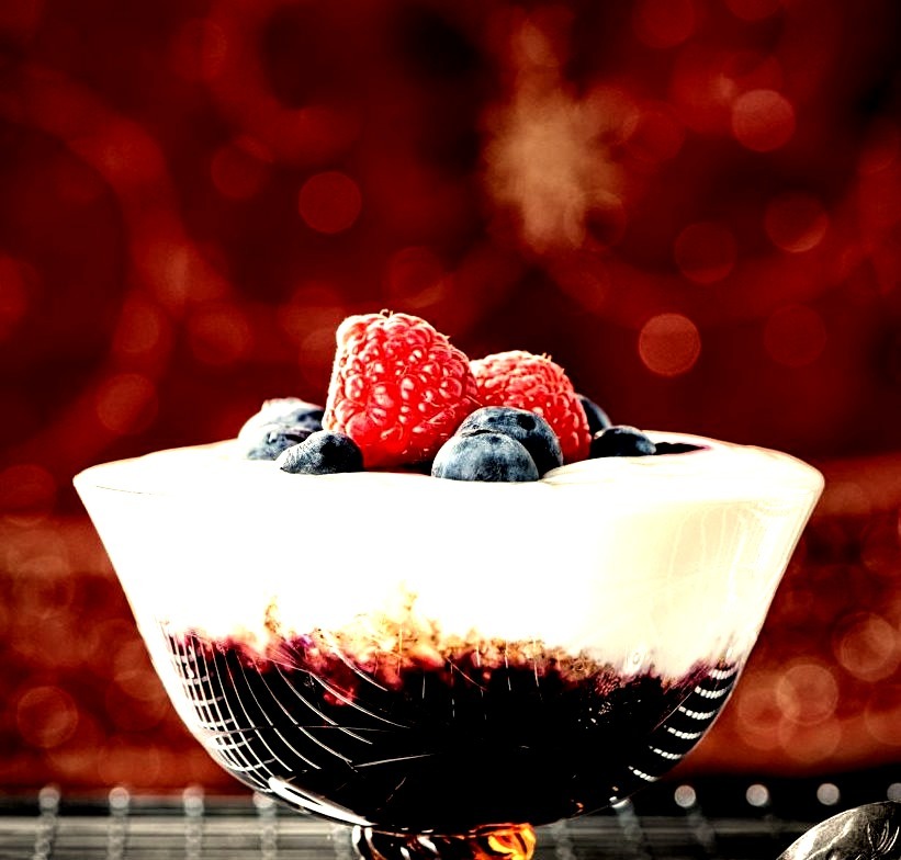 Wild Berry Jam and Yoghurt Desert Source HC