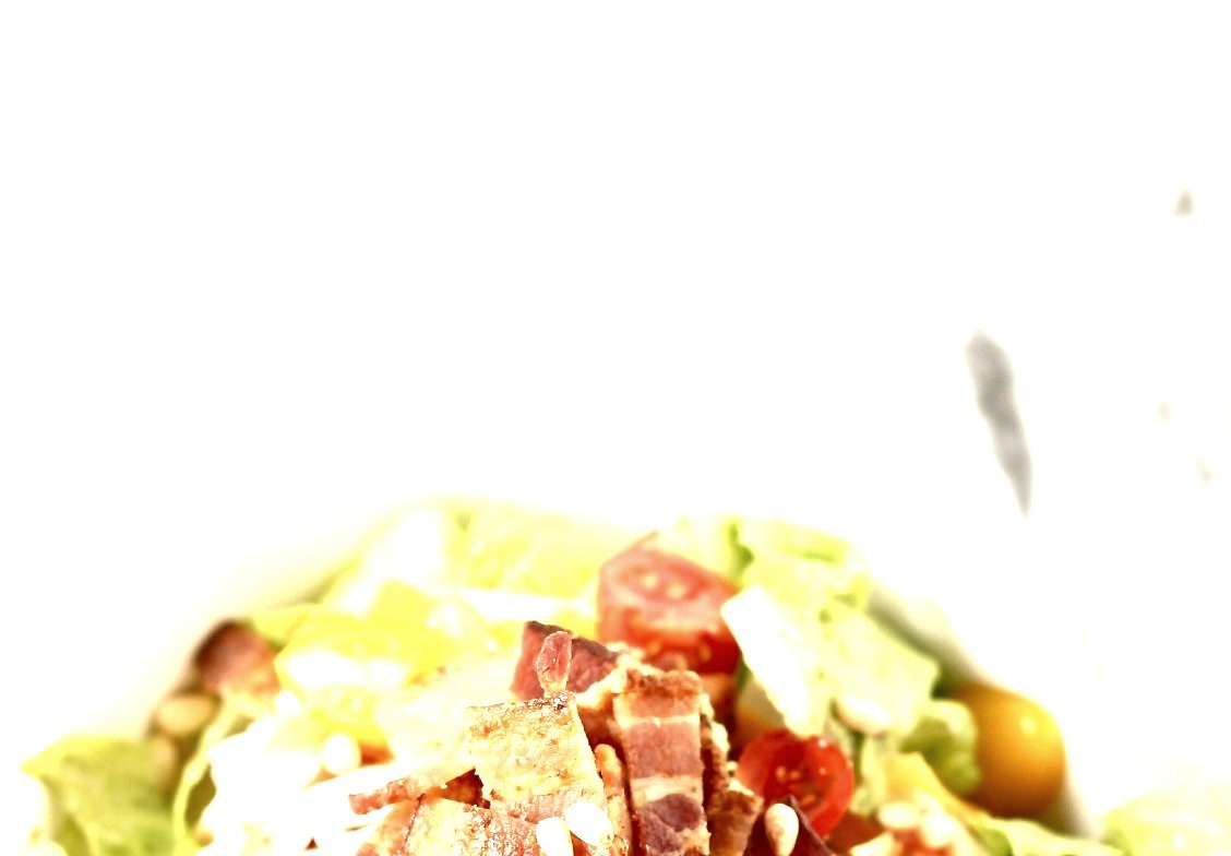 Chopped Salad with Bacon Buttermilk Dressing